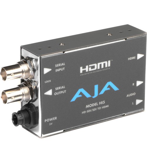 AJA Hi5 HD-SDI/SDI to HDMI Video and Audio Converter